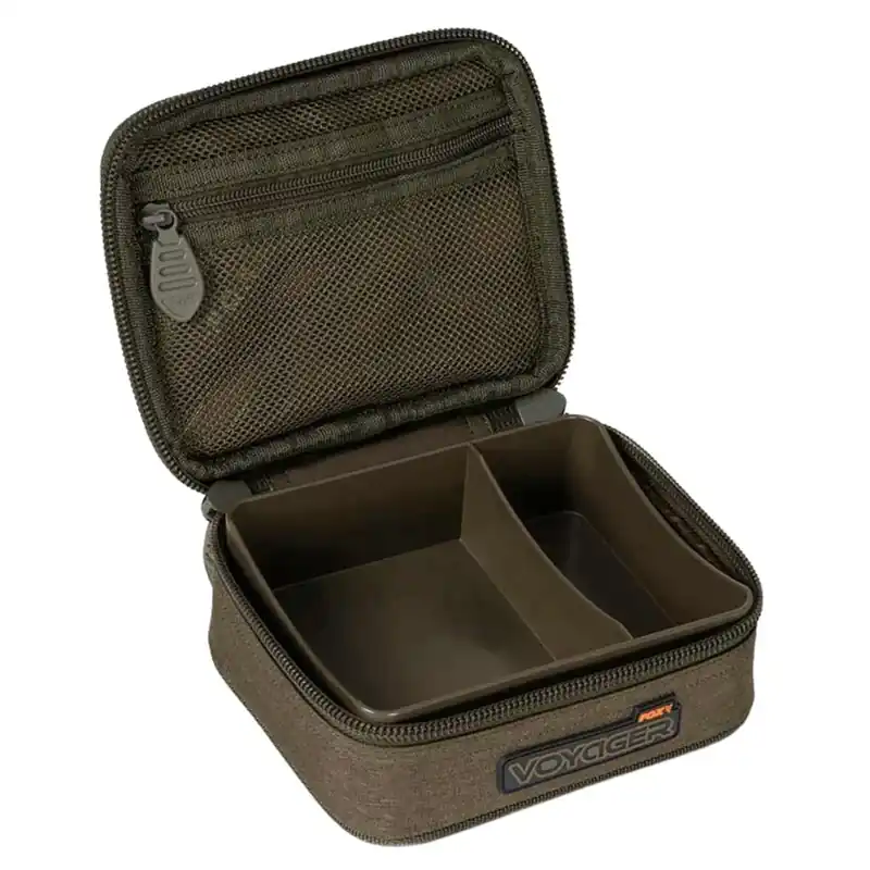 Značkový Fox Voyager Lead and Bits Bag - Rigid Insert